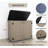 Decksplore 255 Gallons Resin Outdoor Storage Cabinet, Waterproof & Lockable-101757926