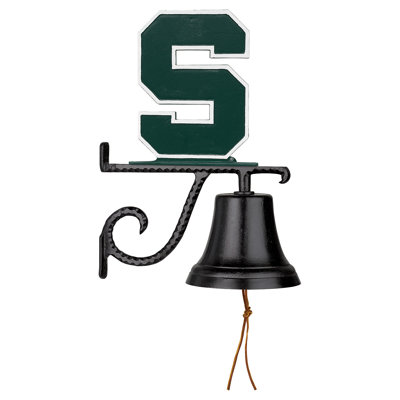 Cloche de boisson décorative à logo de michigan state s