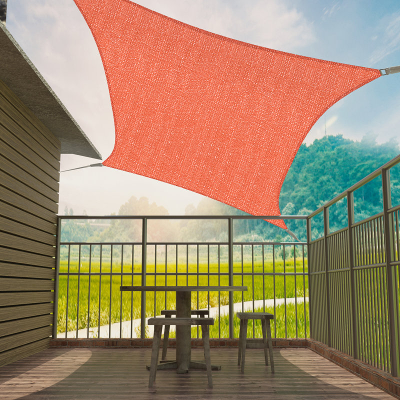 Dumbarton Rectangular Shade Sail, 200cm H x 200cm W x 0.2cm D, Terracotta