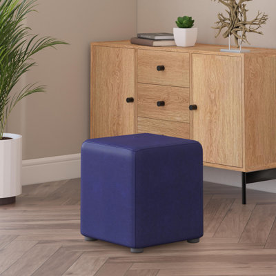 Faux Leather Cube Seating