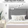 Auxter Bed Frame with Height Adjustable Upholstered Headboard