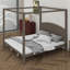 Lit plateforme avec tête de lit et pieds de support CaNopy-983946487-983946479