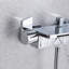 Divina 2 Handle Wall Waterfall Faucet Bath Filler with Diverter