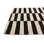 Tapis noir et blanc 3x4