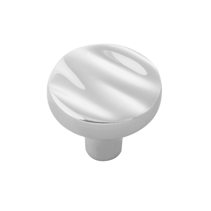Caspian Mushroom Knob, Polished Nickel