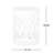 Outdoor Metal End Table - Large, White, Stylish Iron Cut Frame Modern Table, Construction-1683142475