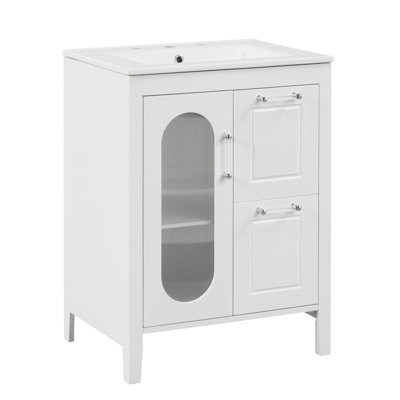 24'' Single Bathroom Vanity with Top