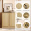 Buffet moderne 94,5 "avec 3 tiroirs et tablette réglable, buffet multifonctionnel avec grand rangement et tablette réglable-622720303