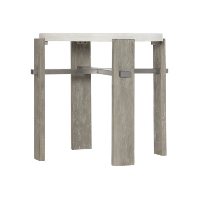Foundations Solid Wood Top End Table