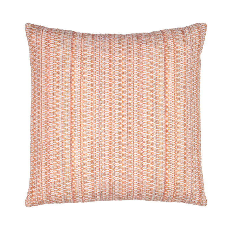 Kaleidoscope Sunbrella® Indoor/Outdoor Pillow Cover & Insert, Clay, 20" H x 20" W, Square