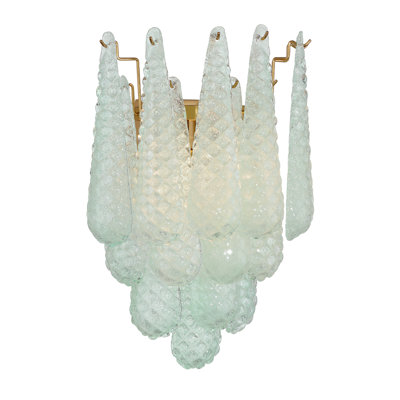 Harrell 2 Light Aged Brass Sconce