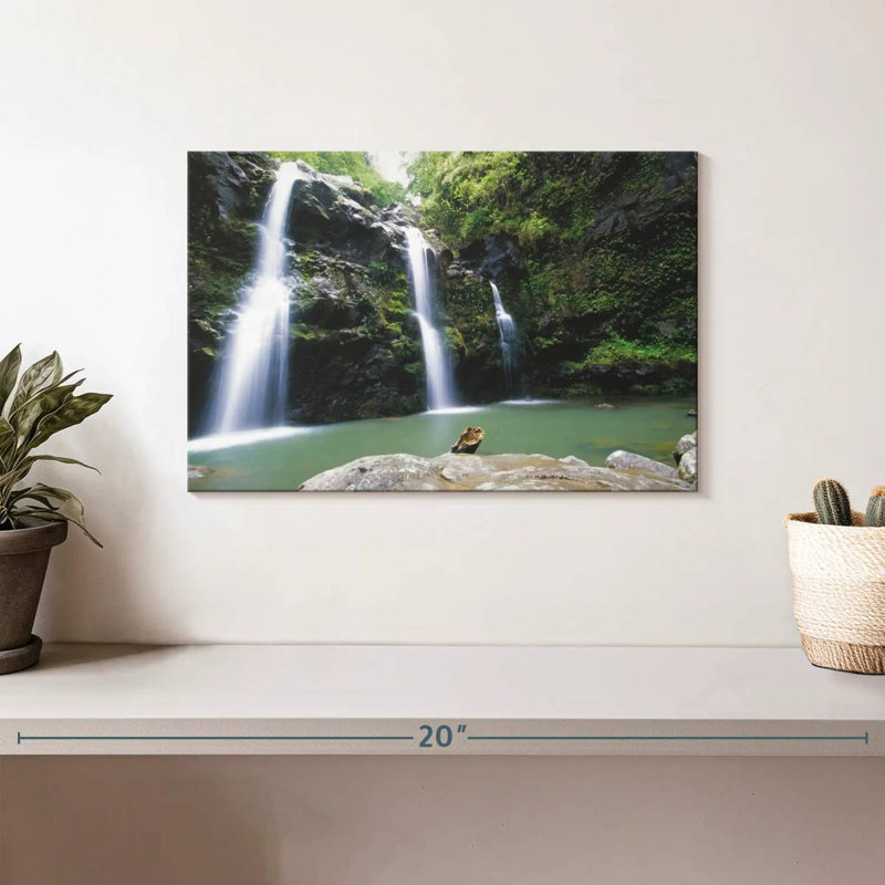 Waikani Falls, Maui, Hawaï, H 8 po x l 12 po