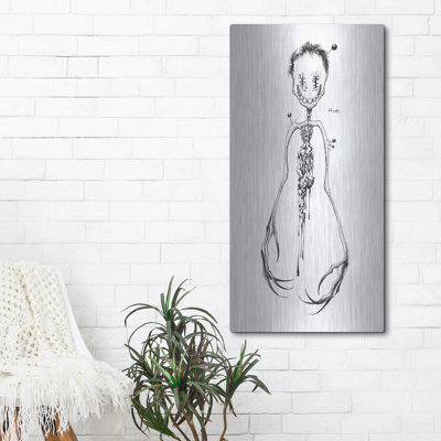 Red Barrel Studio® 'Him 'by Avery Multer, Metal Wall Art