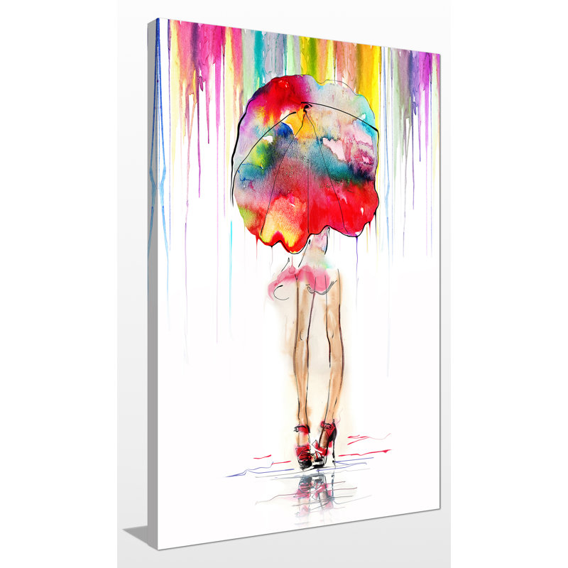 " Rainy Days ", 30" H x 18" W x 1" D