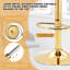 Darnella Height Adjustable Swivel Bar Stool-1792270316