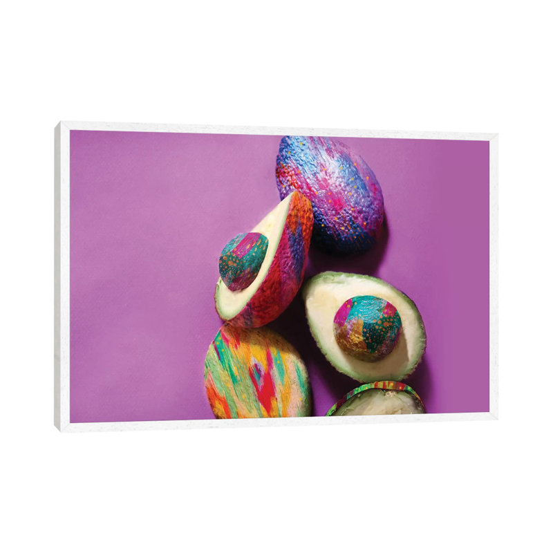 Avocado by EttaVee - Print on Canvas, 66.04 cm H x 45.72 cm W, White Framed Canvas