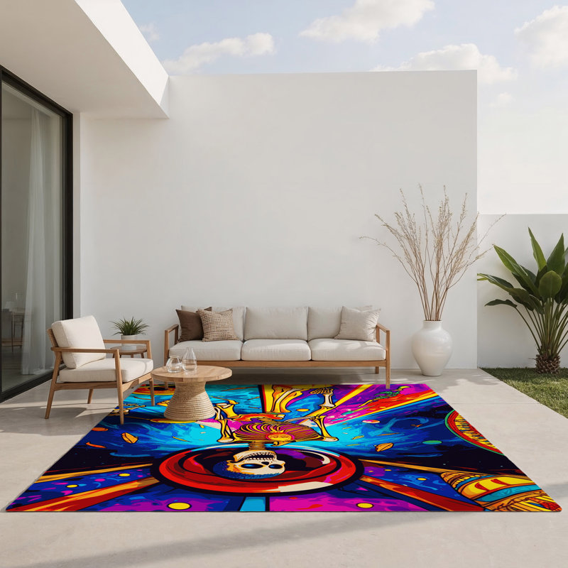 Pulse Horizon Indoor And Outdoor Area Rug, Rectangle 2' x 3'