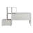 Theo Executive Desk with Power Outlet-827194386
