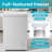 5.0 Cu.ft Chest Freezer With 7 Gears Temperature Control(-16°F To -48°F), Deep Compact Freezer With A Removable Basket-119629167
