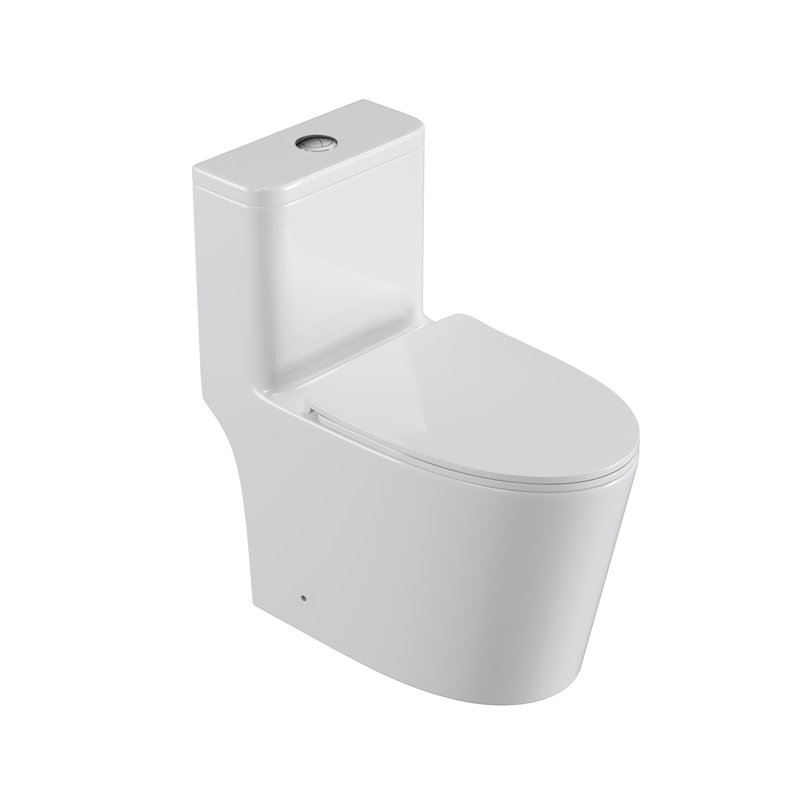 Rainlex 1.6 Gallons GPF Elongated Comfort Height Floor Mounted Close Coupled Toilets (Seat Included), Natural