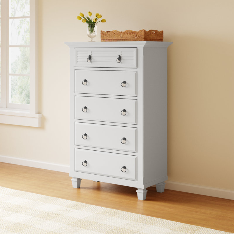 Commode 5 tiroirs Gleda