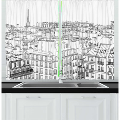 Pointed Kitchen Curtain