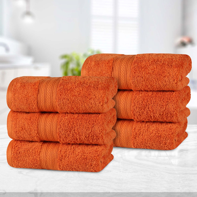 Cotton Plush Soft Highly-Absorbent Heavyweight Luxury Hand Towel, Sandstone