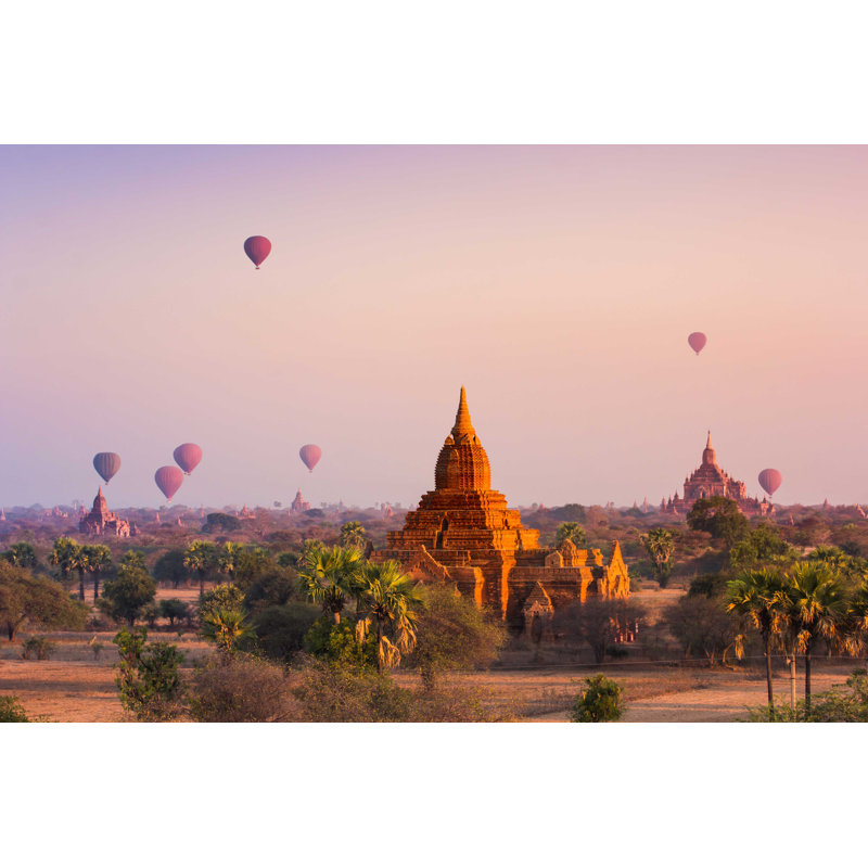 Bagan, Myistan - photographie sur toile tendue, L 12 po x H 8 po