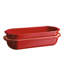 Emile Henry 15" Rectangular Italian Bread Loaf Baker, Dishwasher Safe, Charcoal-845298807
