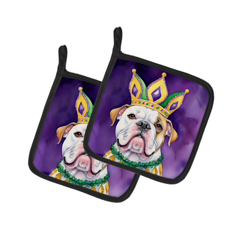 Paire de poignées American Bulldog King of Mardi Gras