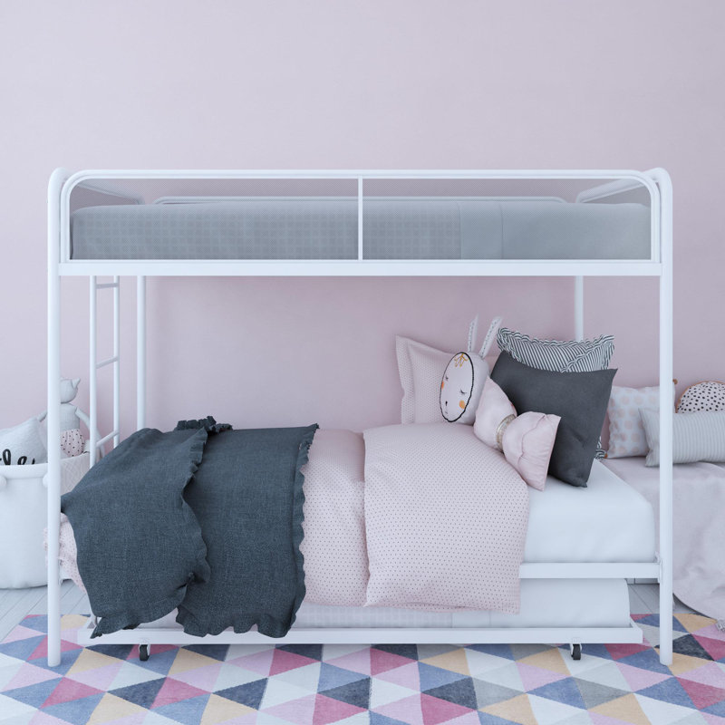 Très grand lit tapissier avec tête de lit moelleuse, cadre gris et noir, Lit double