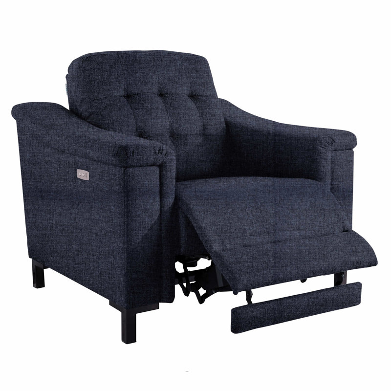 Marlin Electric Recliner, Rouen Denim