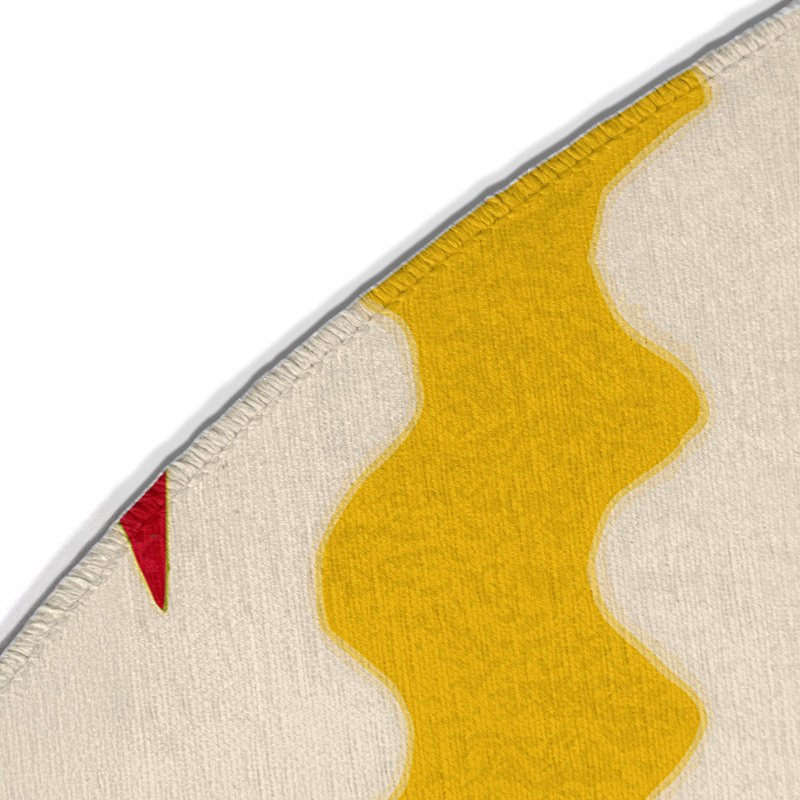 Tapis intérieur et extérieur Snappy Orbit, Rond 5 pi