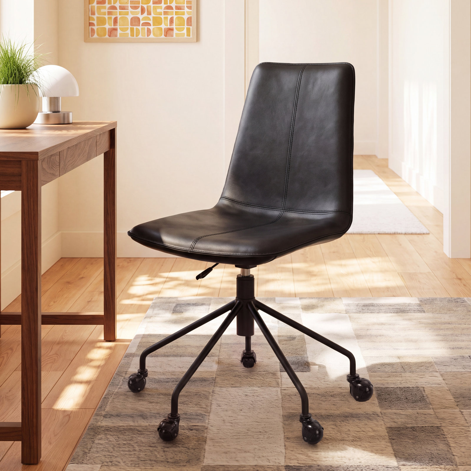 Aspen Office Chair, Charcoal Gray