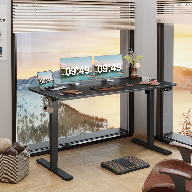 Bureau électrique à hauteur ajustable électrique 55 po x 24 po