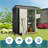 Aiho 5 ft. W X 3 ft. D Metal Vertical Storage Shed-65754012