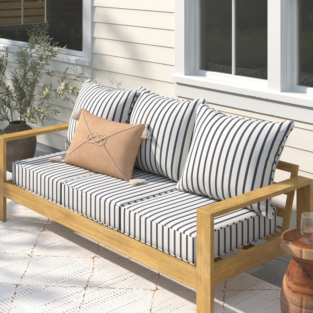 LaShallia Outdoor Sunbrella Seat/Back Cushion (Set of 3) Beachcrest Home™