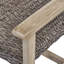 Ensemble de fauteuils club d'extérieur en bois d'acacia avec cadre en bois d'acacia, ensemble de 2 pièces