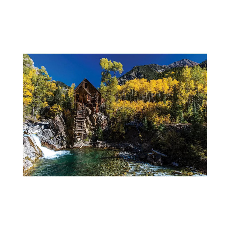 Old Mill On The Crystal River, Crystal, Colorado, USA - Print on Canvas, Wrapped Canvas, 66.04cm H x 101.6cm W x 1.91cm D