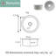 Hyannis 17.75'' L Single Basin Kitchen Sink-110799462
