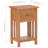 Glass End Table with Storage