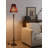 European-style retro resin fabric floor lamp