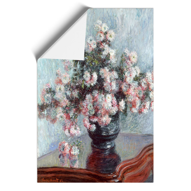 Chrysanthemums by Claude Monet - Frameless Print, 42cm H x 30cm W x 0.1cm D