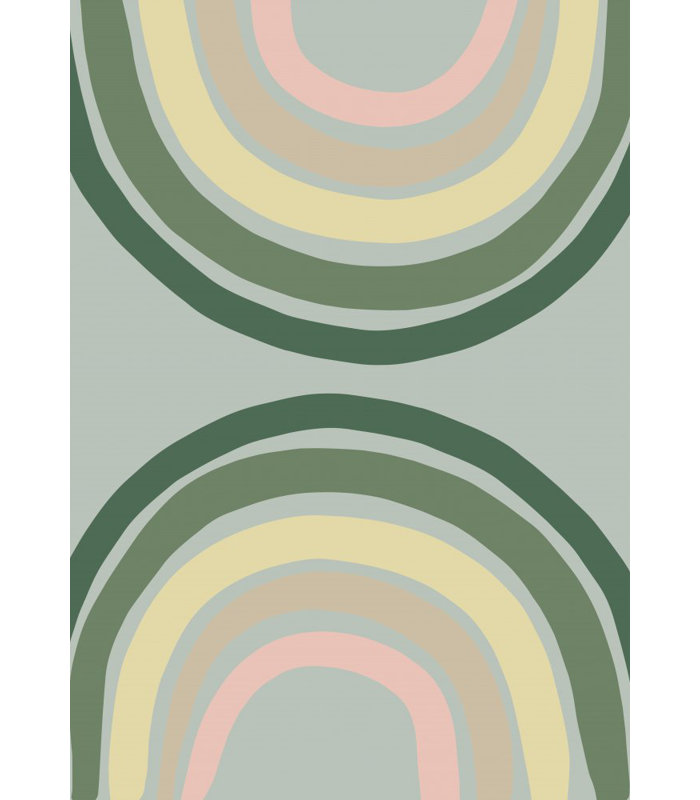 Double Rainbow, 50.8cm H x 76.2cm W, Green