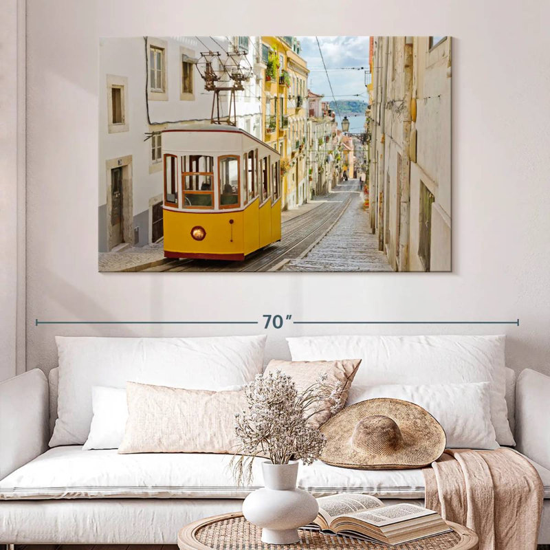 Funiculaire Sireci Gloria à Lisbonne, H 34 po x l 51 po