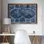 «World Globes Blueprint» par Paul Cezanne - reproduction d'art encadrée-1890099024-1890099025