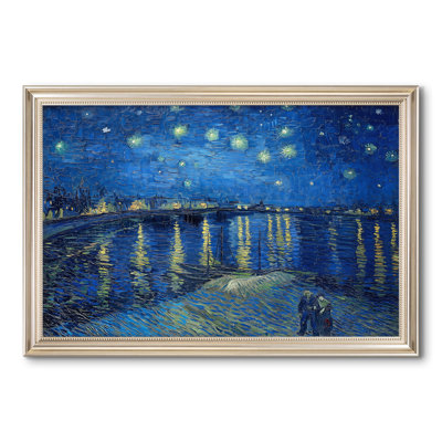 La Nuit étoilée sur le Rhône, 1888 - Vincent van Gogh - Toile encadrée sur mesure