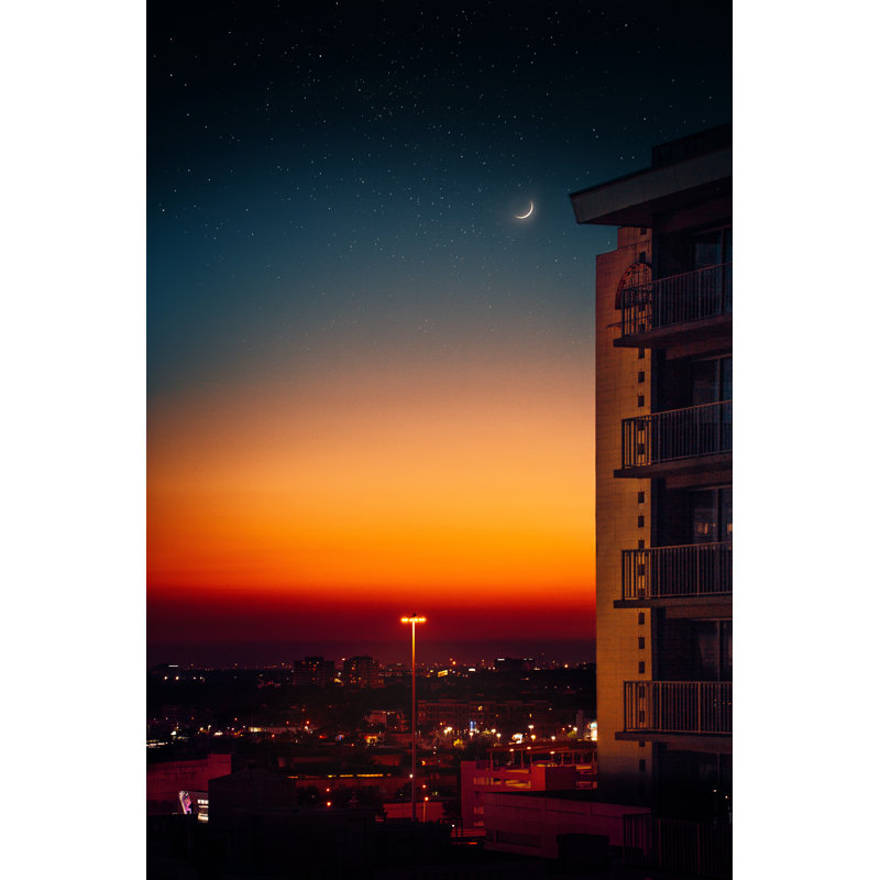 Good Night Houston - Wrapped Canvas Print, 46cm H x 30cm W x 3.8cm D