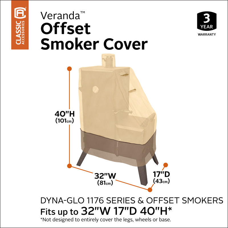 The Twillery Co.® Paulding 32 in. W x 17 in. D Grill Cover