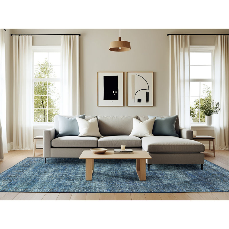Oriental Indoor Rug, Rectangle 6' x 9'